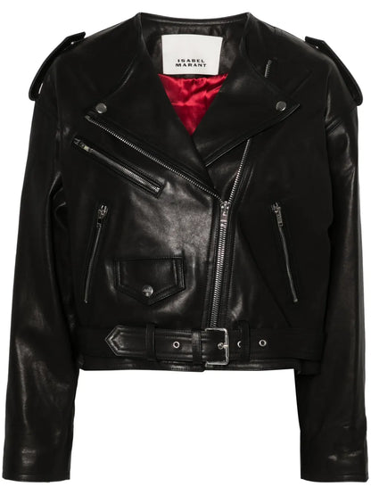 Audric Leather Biker Jacket