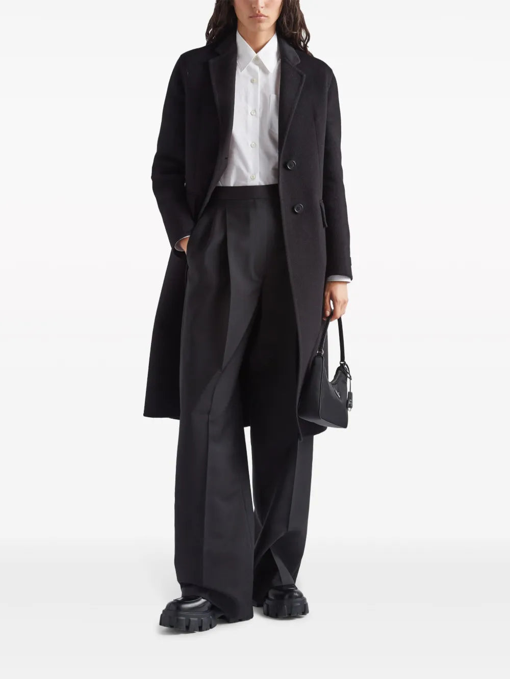 Kid-Mohair Tailored Trousers