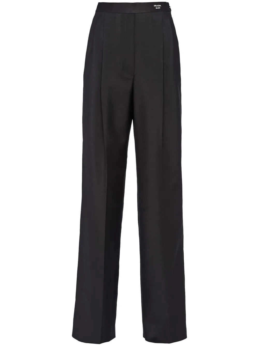 Kid-Mohair Tailored Trousers