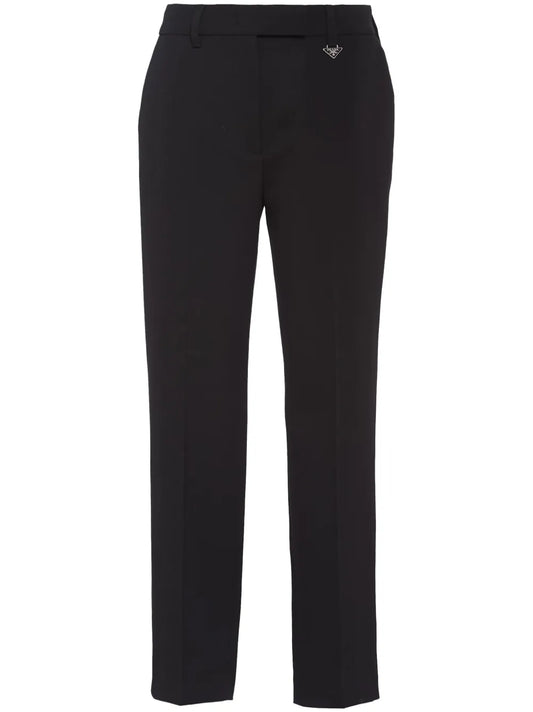 Grain-De-Poudre Cropped Trousers