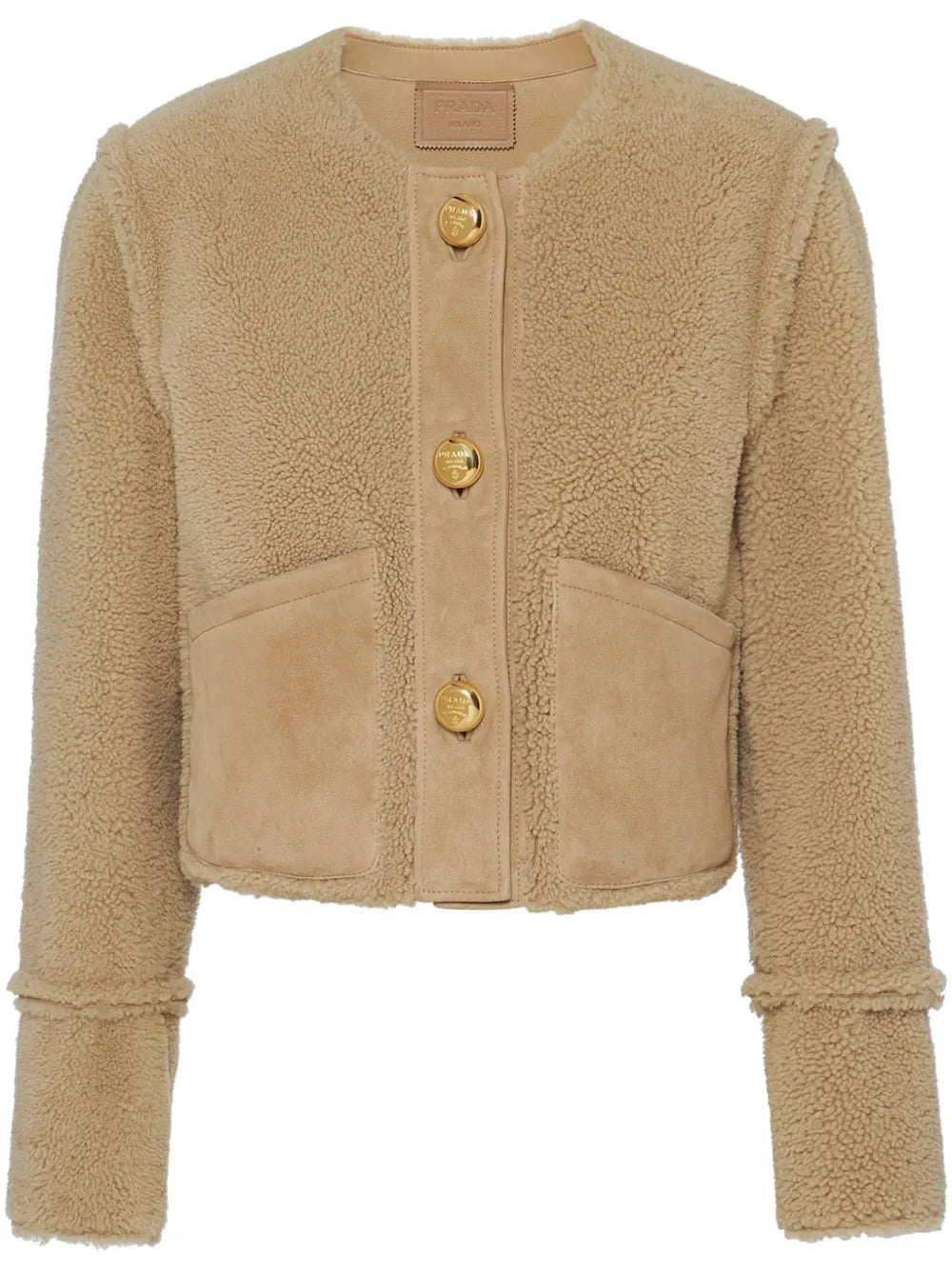 Shearling Cropped Jacket