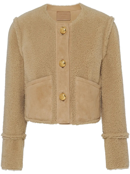 Shearling Cropped Jacket