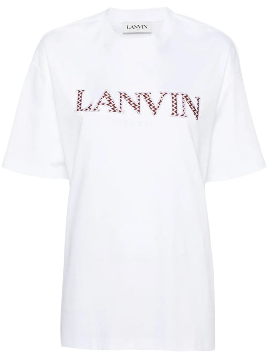 Logo-Patches Cotton T-Shirt
