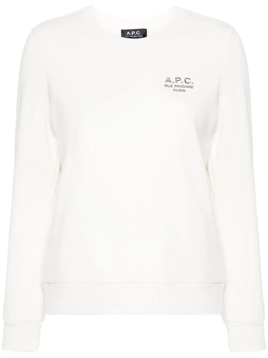 Craie Embroidered-Logo Sweatshirt