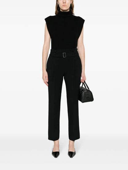 High-Waist Tailored Trousers
