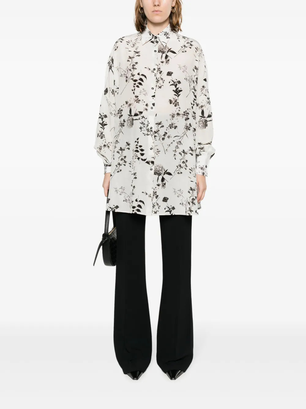 High-Waist Tailored Trousers