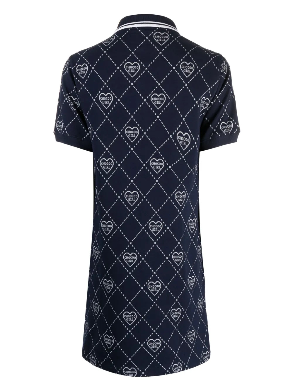 Logo-Print Cotton-Blend Dress