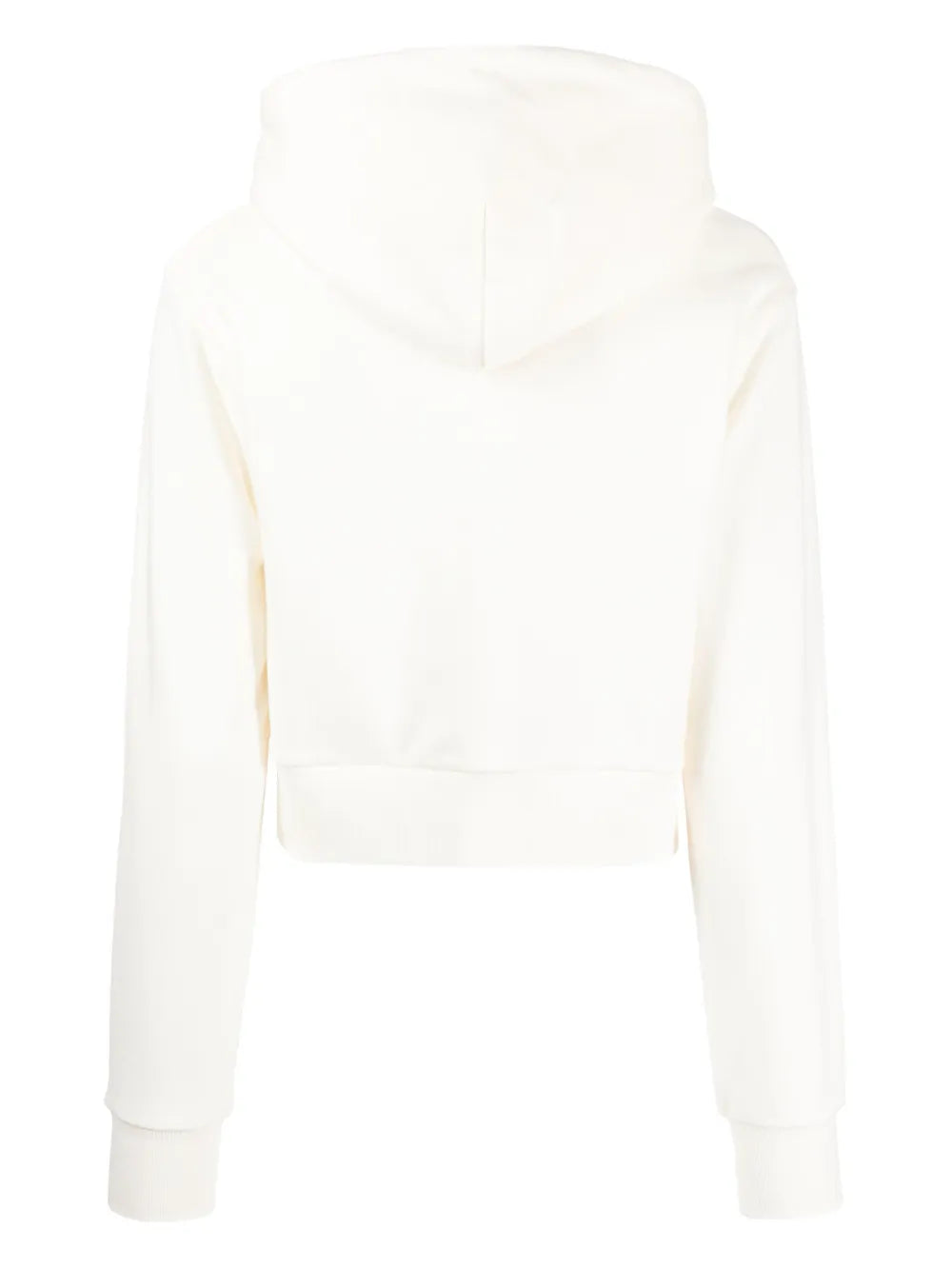 Logo-Appliqué Cropped Hooded Jacket