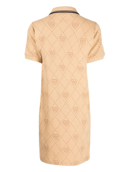 Logo-Print Polo Dress