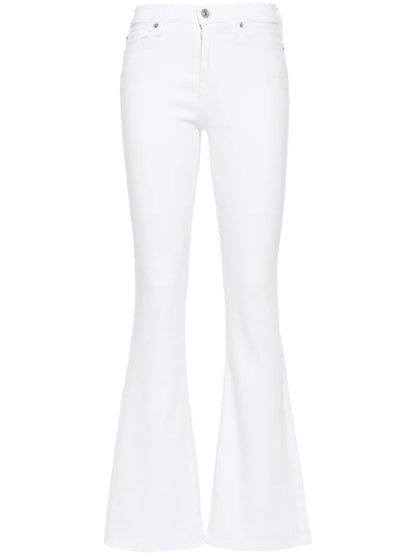 Mid-Rise Flared Jeans
