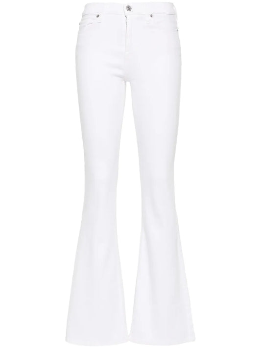 Mid-Rise Flared Jeans