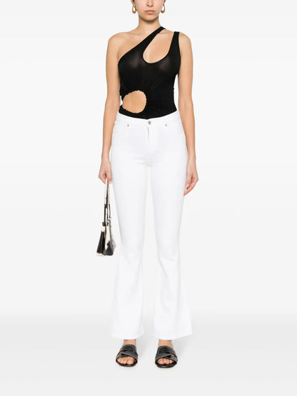 Mid-Rise Flared Jeans