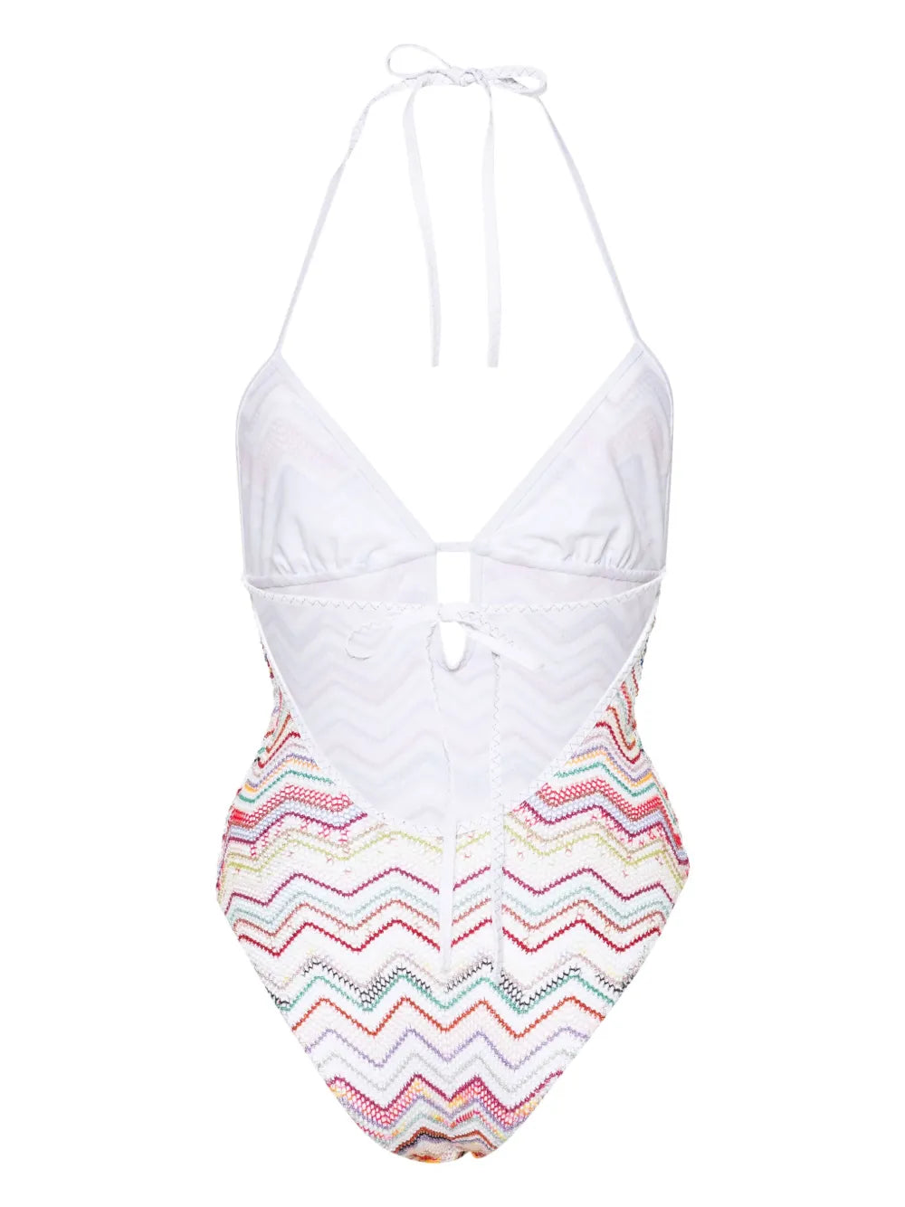 Zigzag Plunge Swimsuit