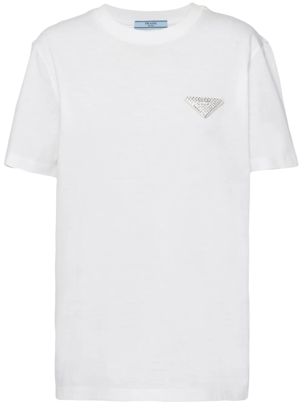 Crystal-Embellished Triangle Logo T-Shirt
