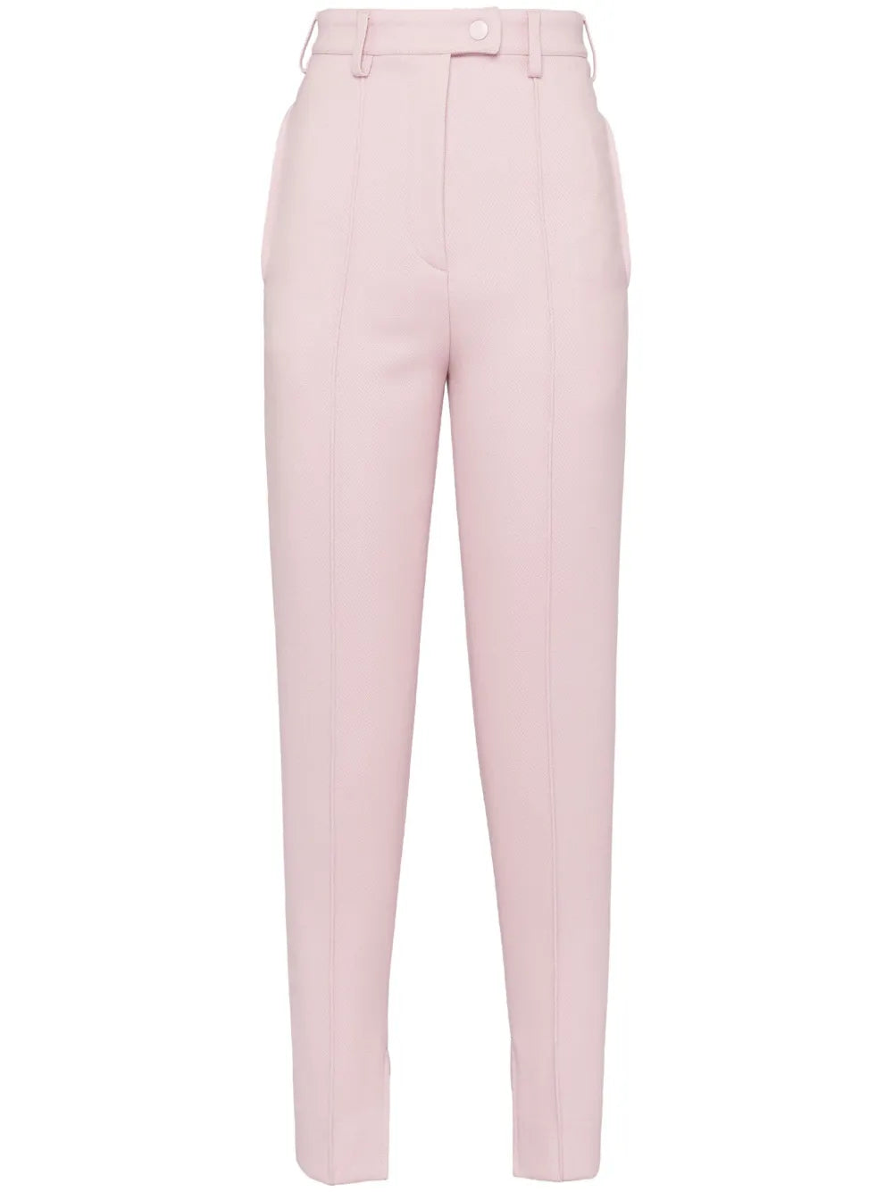 High-Rise Natté Trousers