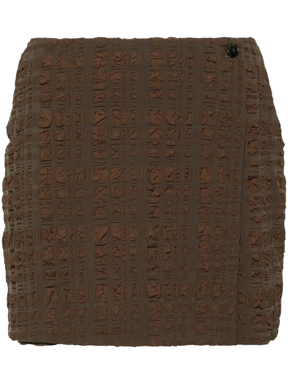 Layered Seersucker Shorts