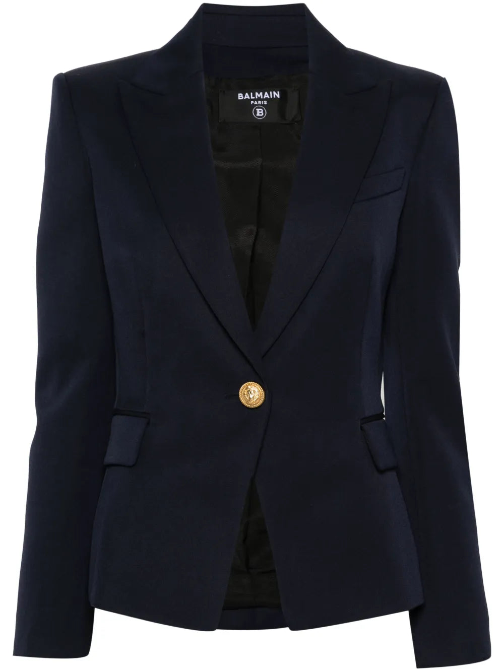 Single-Breasted Wool Blazer