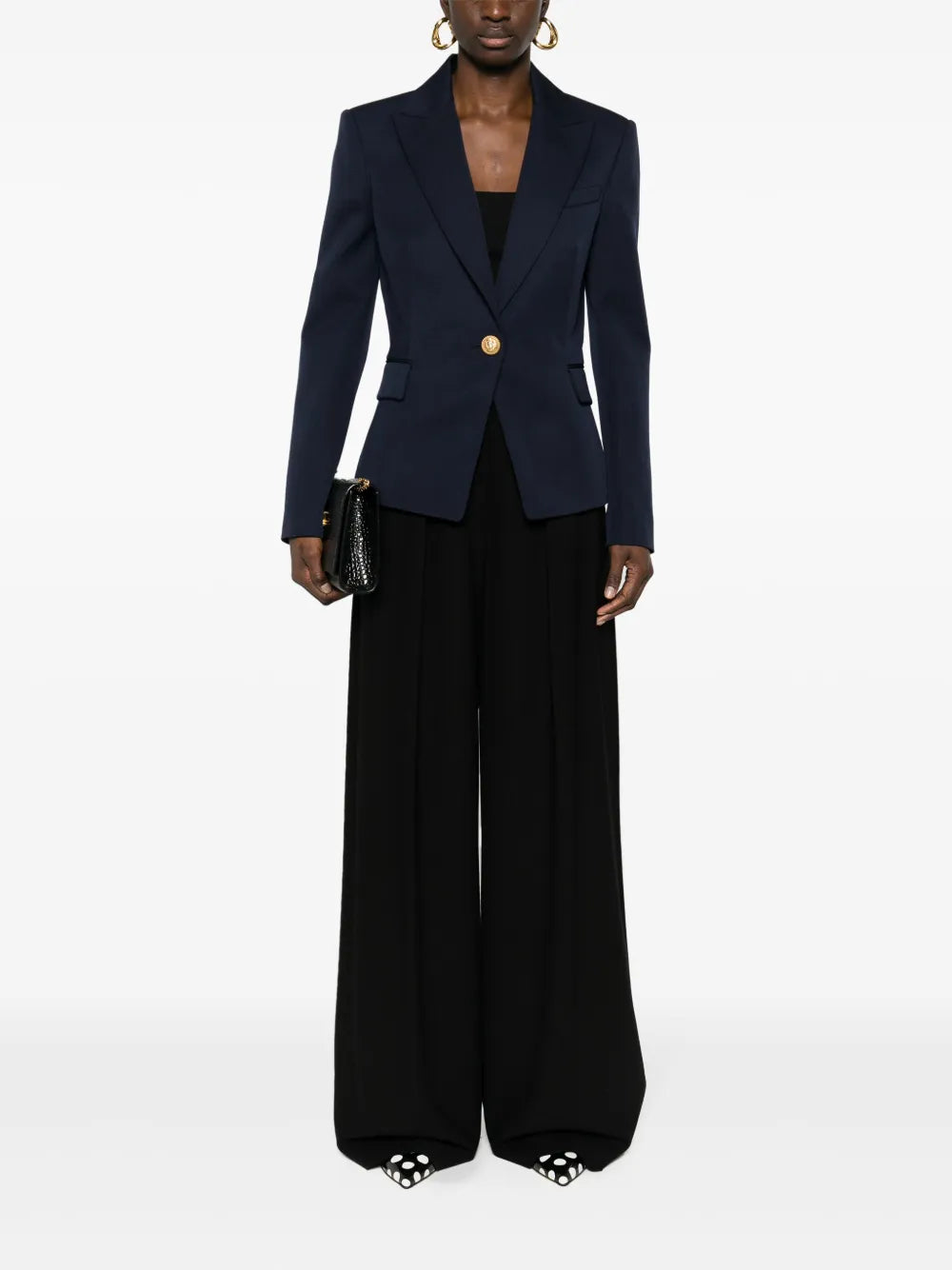 Single-Breasted Wool Blazer