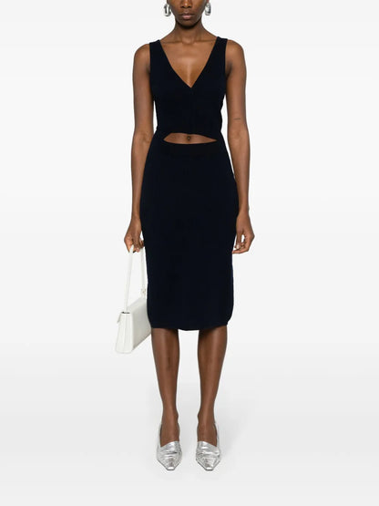 Cut-Out Midi Dress