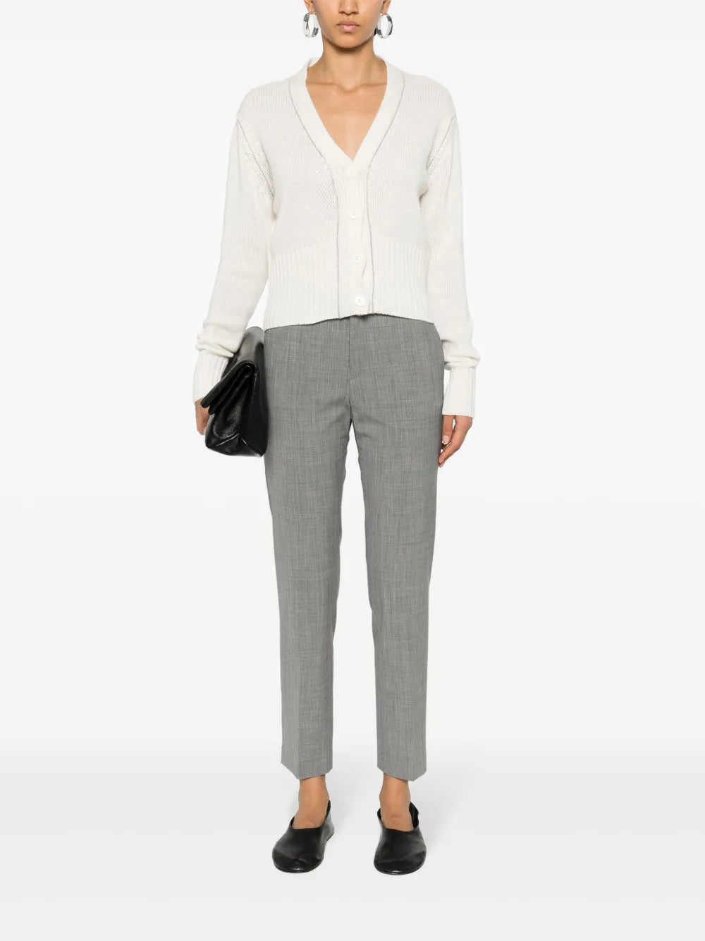 Bead-Embellished Cashmere Cardigan