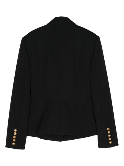 6-Button Double-Breasted Wool Blazer