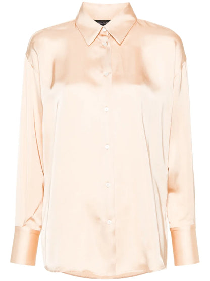 Satin Elongated Shirt