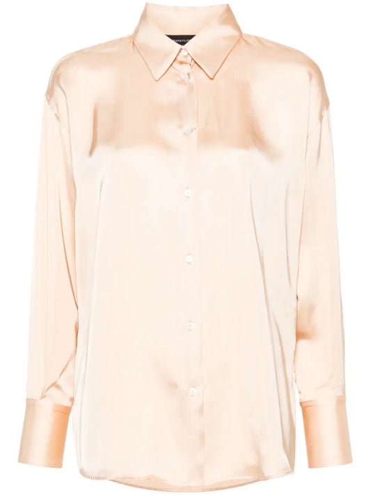 Satin Elongated Shirt