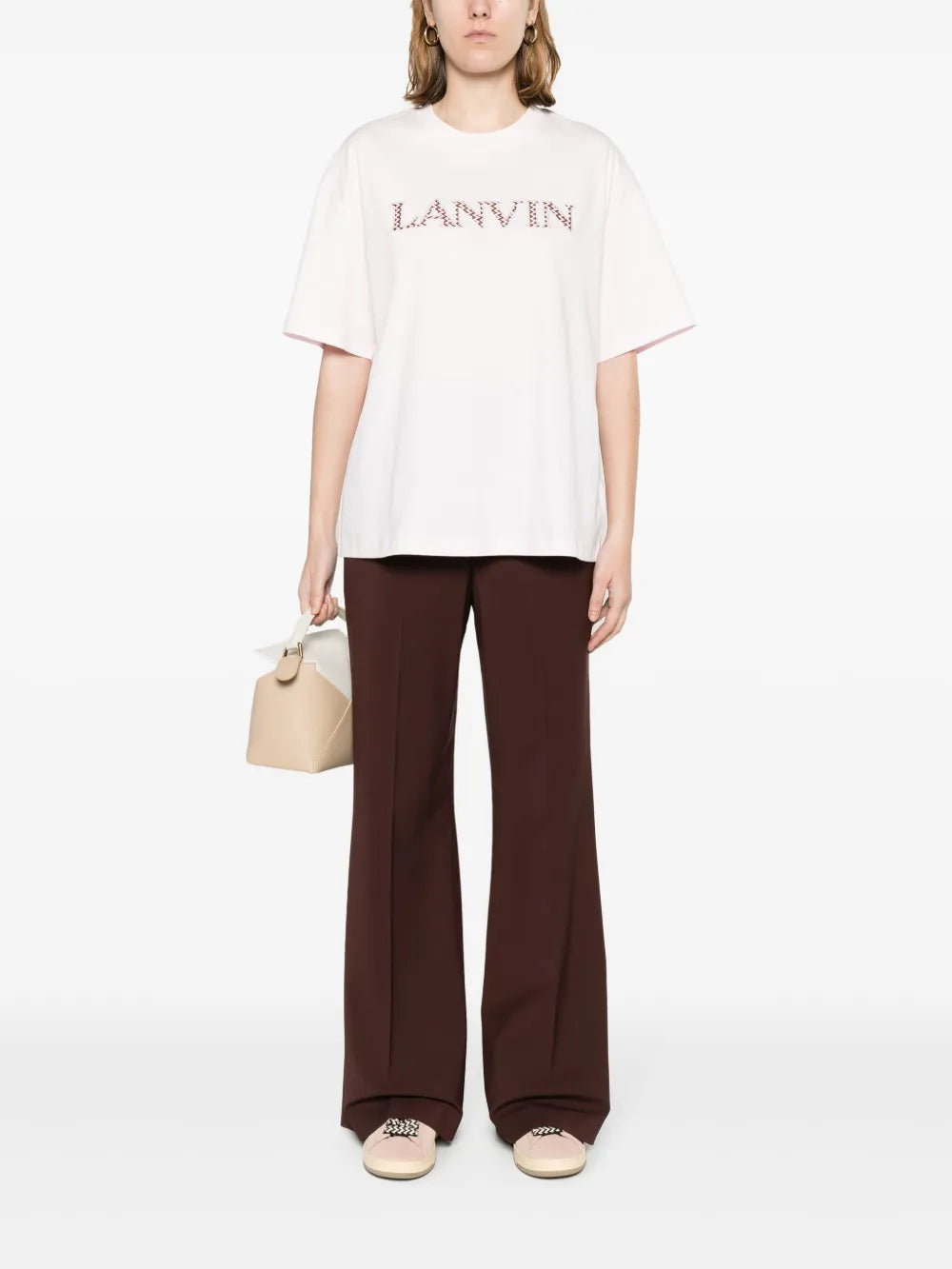 Logo-Patches Cotton T-Shirt