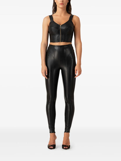 Shape Faux-Leather Leggings