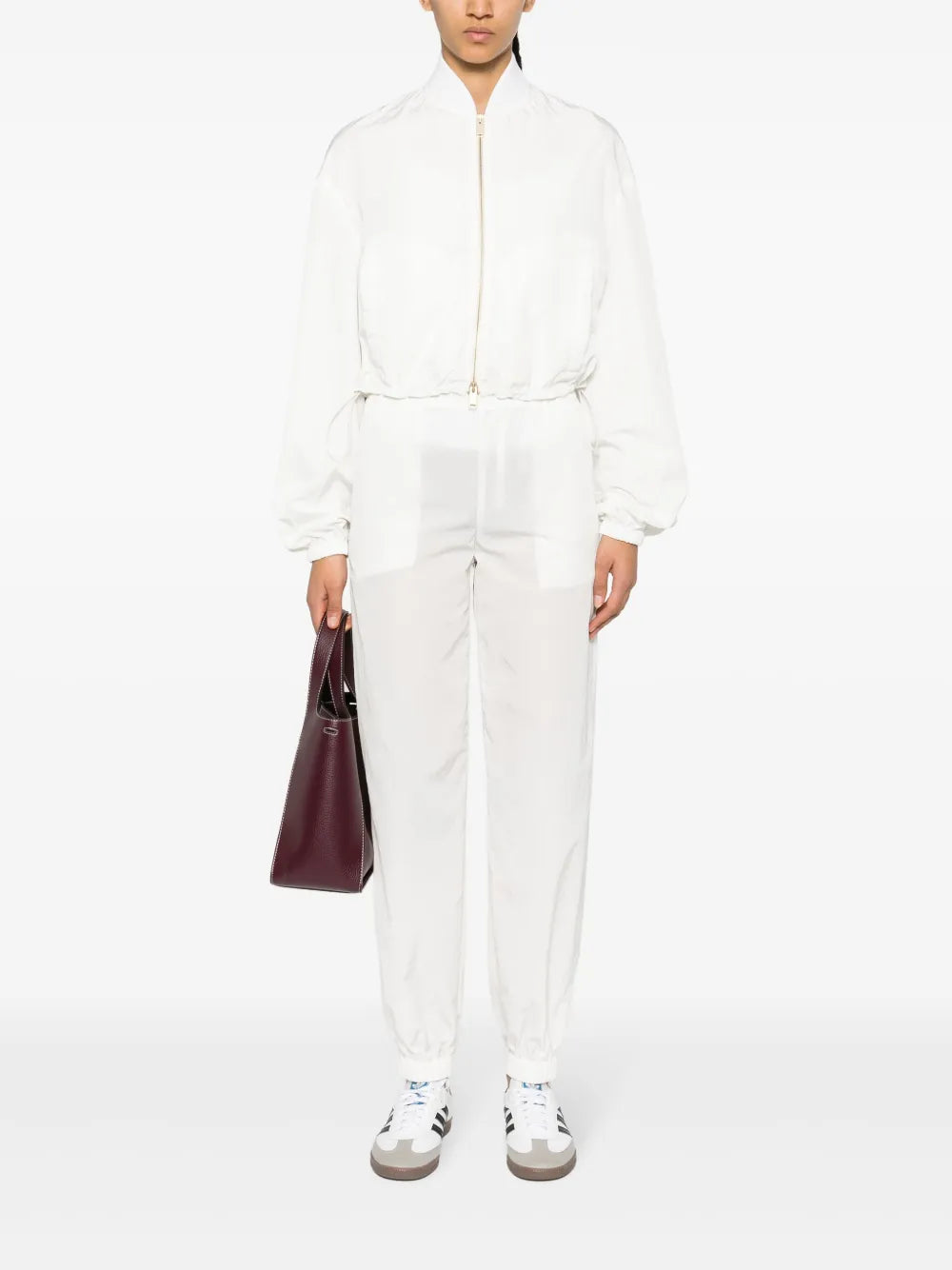 Cropped Bomber Jacket