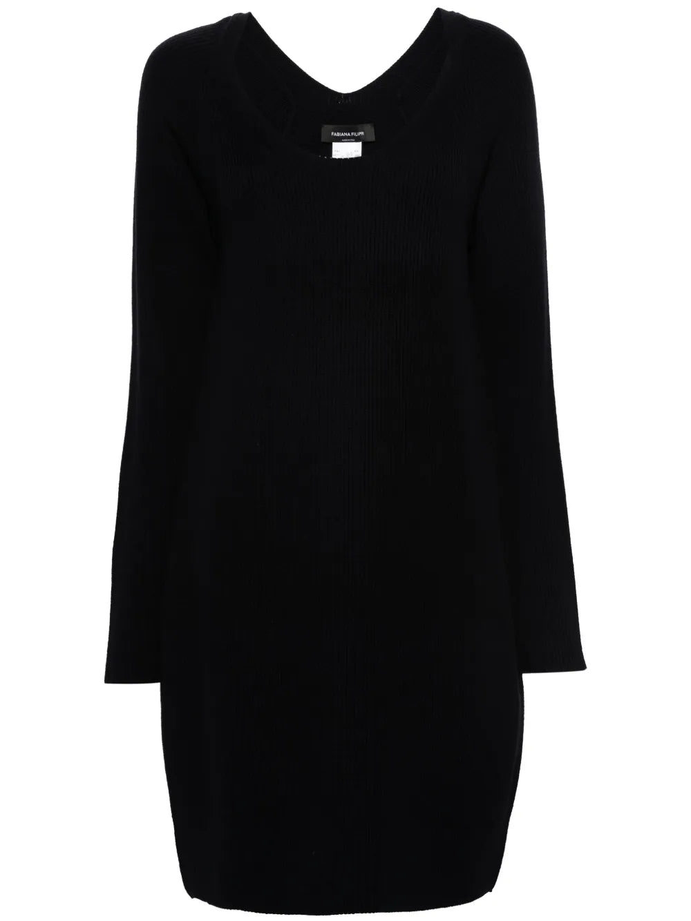 Long-Sleeve Knitted Dress