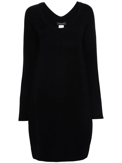 Long-Sleeve Knitted Dress