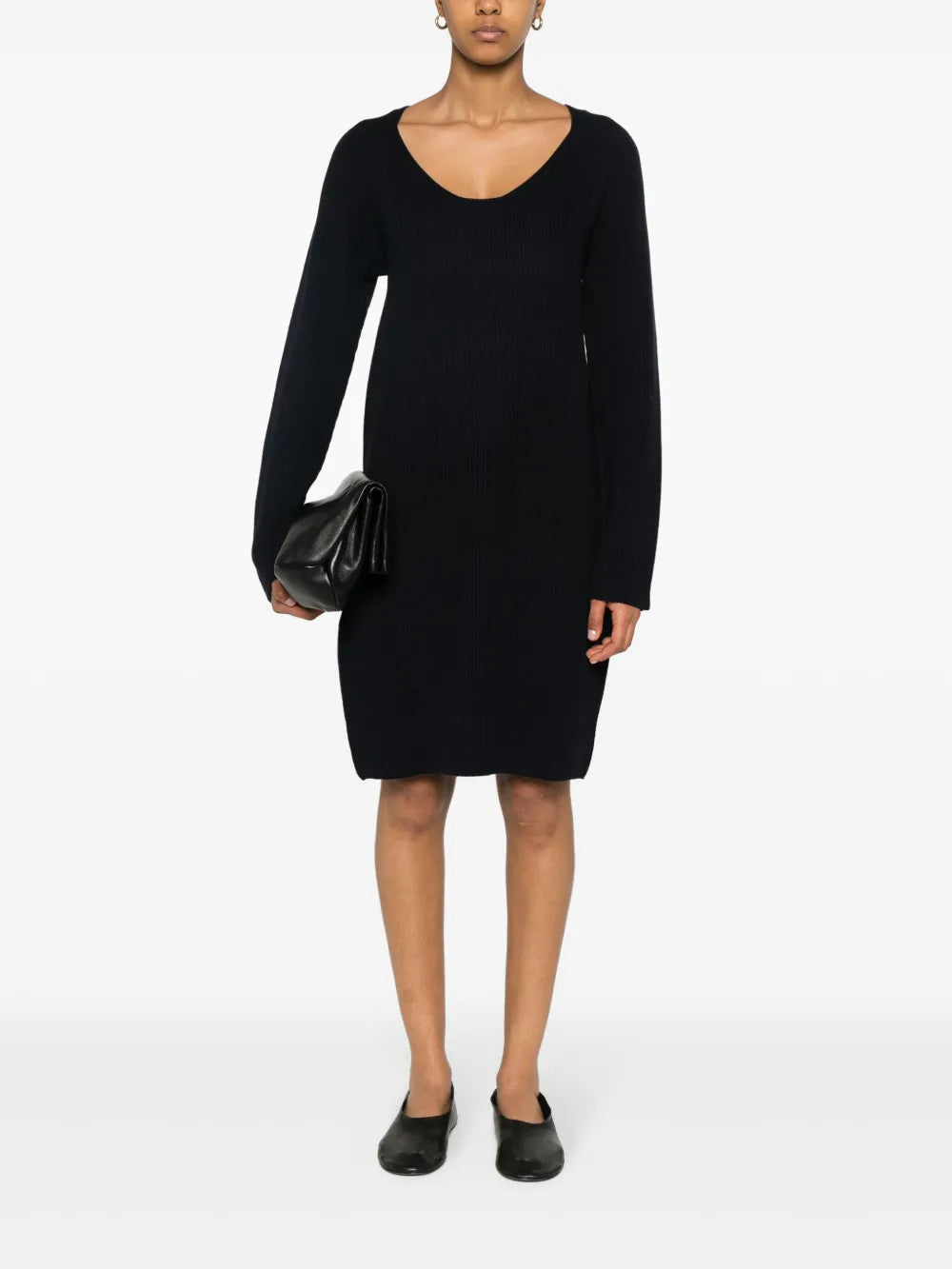 Long-Sleeve Knitted Dress