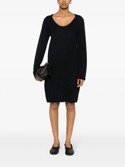 Long-Sleeve Knitted Dress