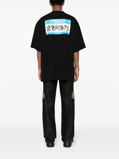 My Name Is Vetements Cotton T-Shirt