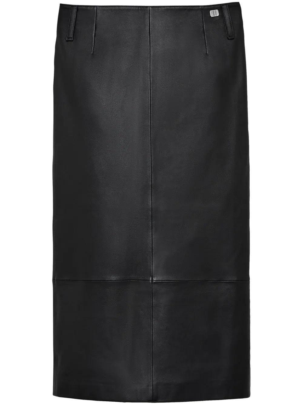 Leather Midi Skirt