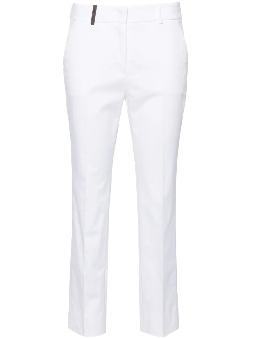 Mid-Rise Tailored Trousers