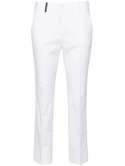 Mid-Rise Tailored Trousers