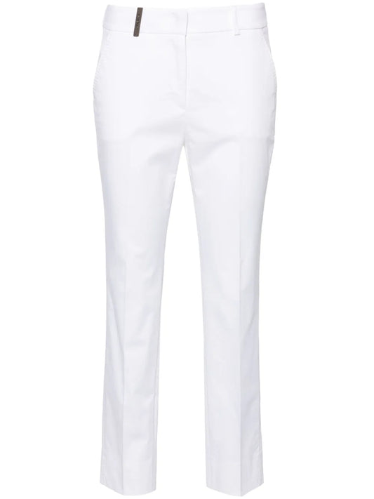 Mid-Rise Tailored Trousers