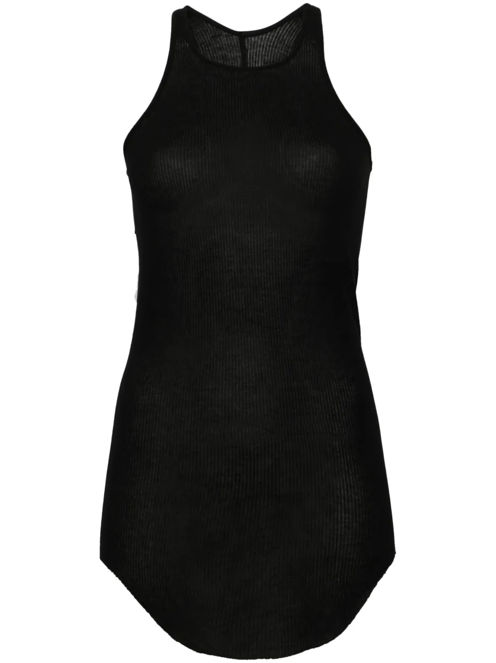 Scoop-Neck Fine-Ribbed Tank Top