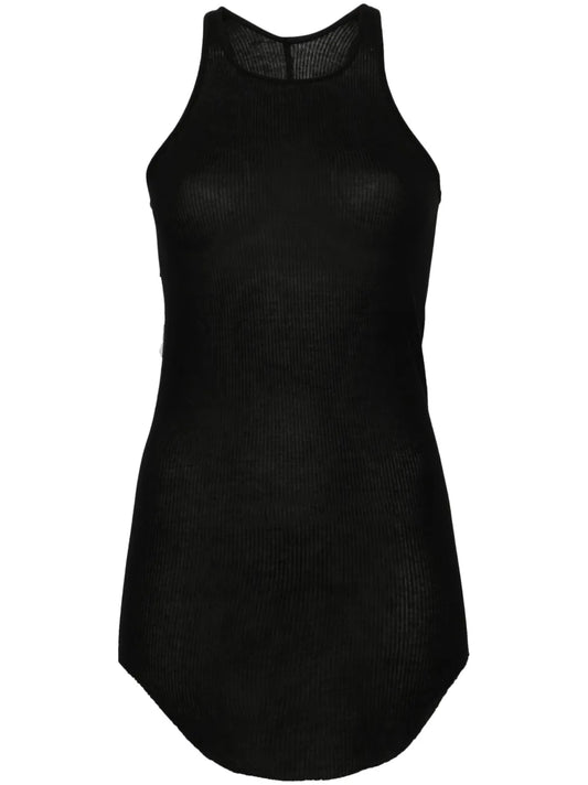 Scoop-Neck Fine-Ribbed Tank Top