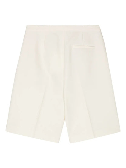 Interlocking-Twill Tailored Shorts
