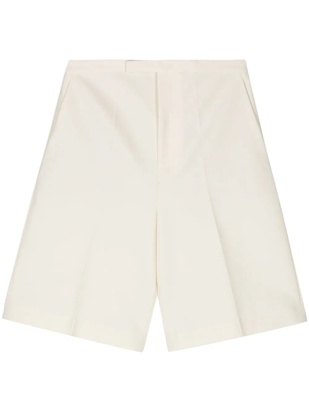 Interlocking-Twill Tailored Shorts