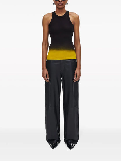 Grunge Spray-Effect Tank Top