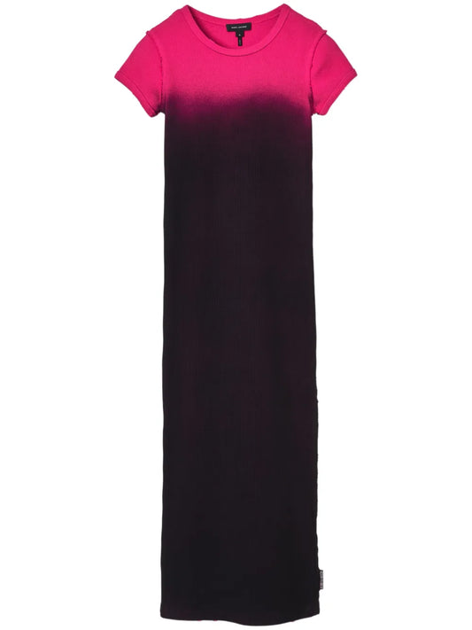 Grunge Spray-Effect T-Shirt Dress