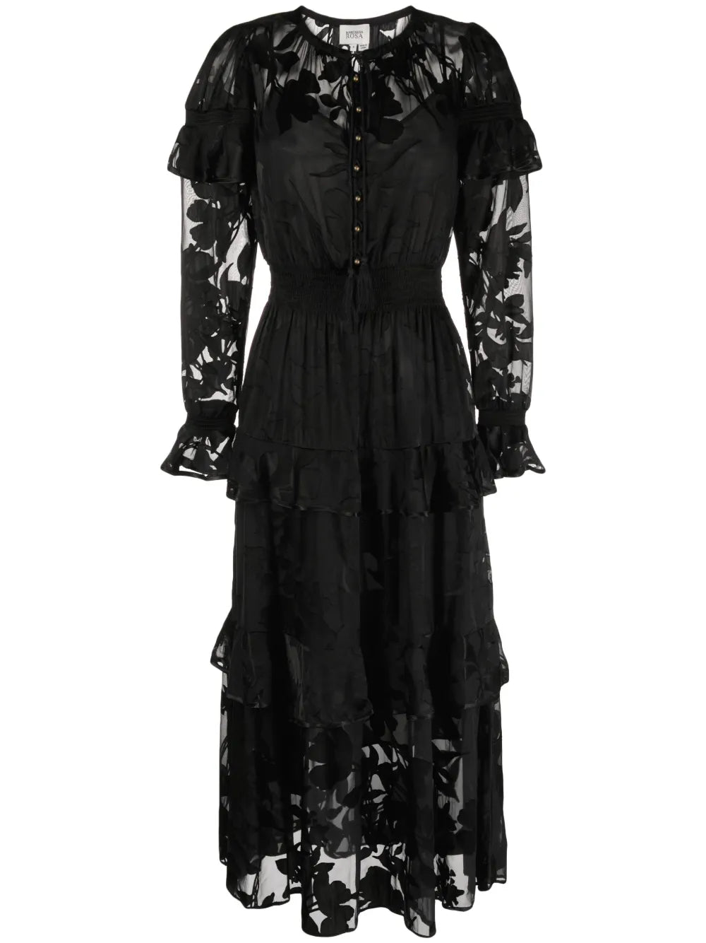 Diantha Floral-Print Midi Dress