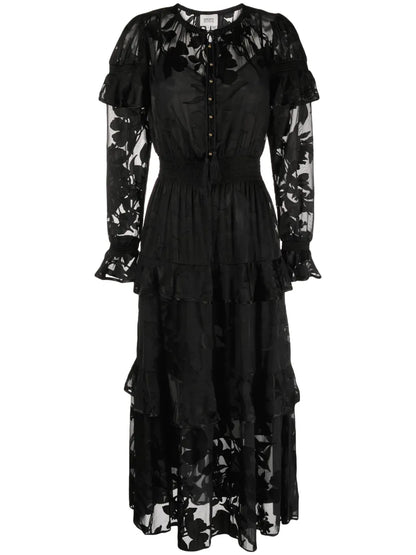 Diantha Floral-Print Midi Dress
