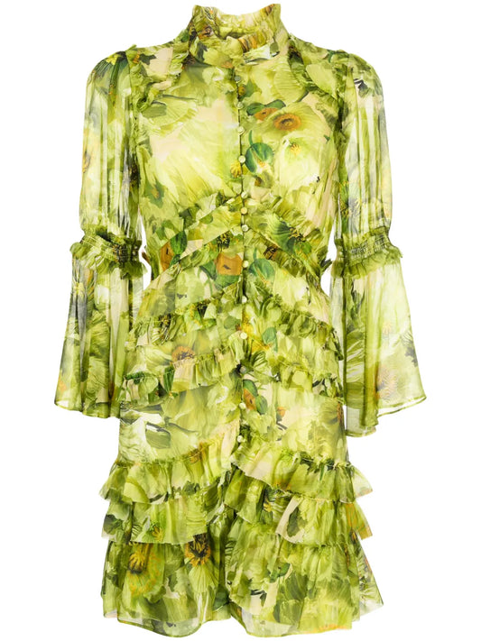Mali Floral-Print Minidress
