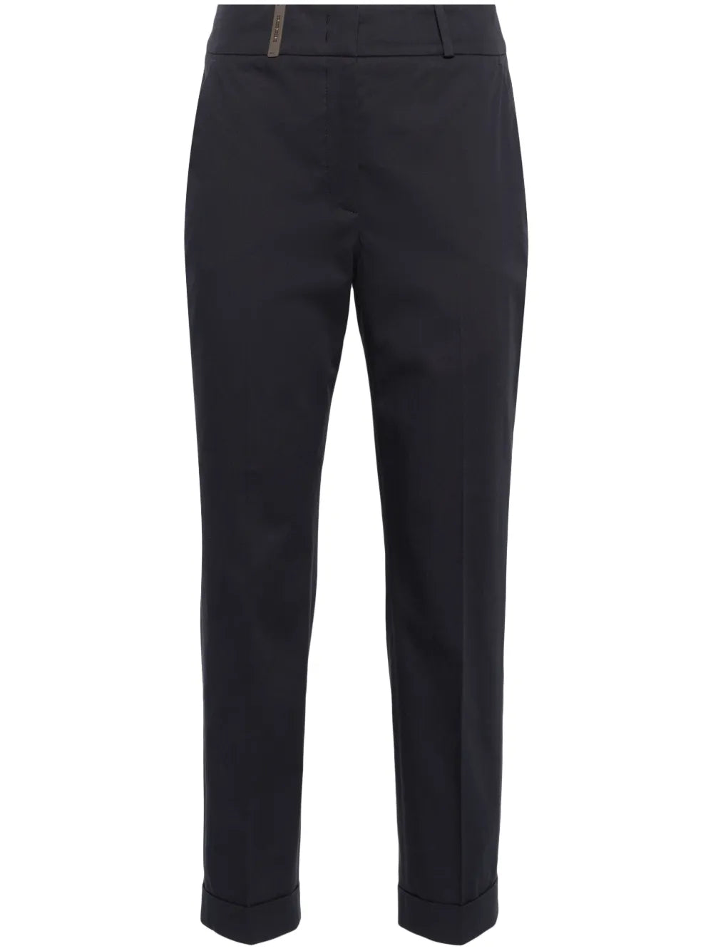 High-Waist Cropped Trousers