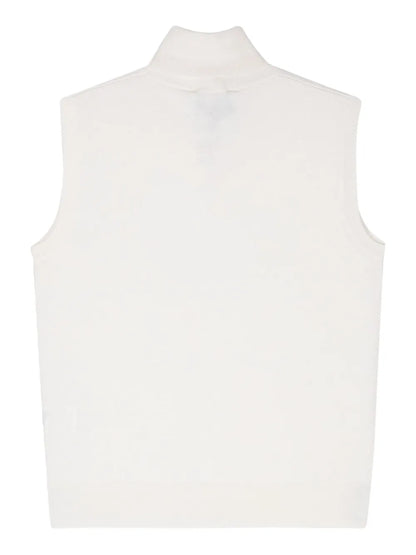 Funnel-Neck Knitted Top